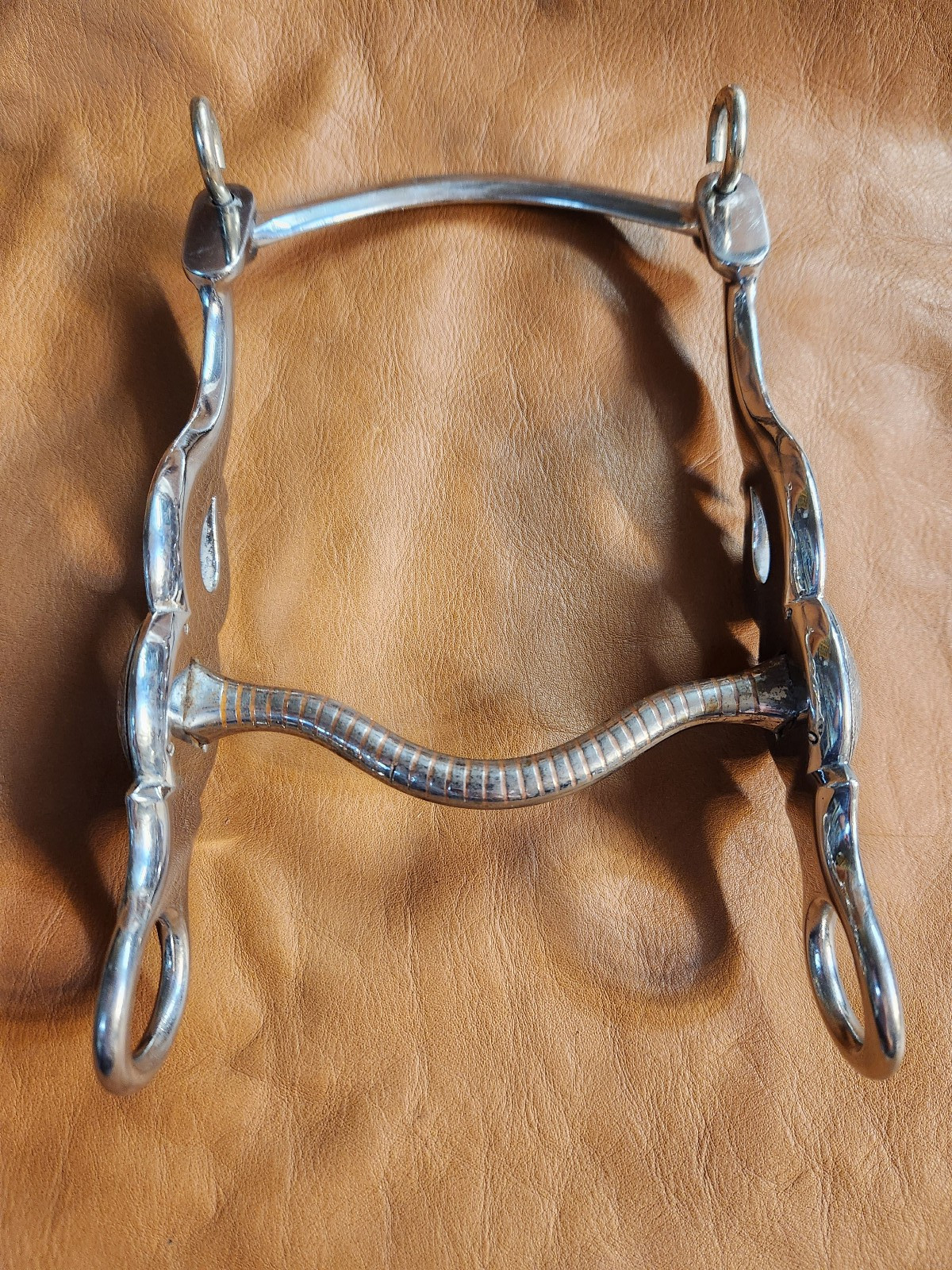 Western Sterling Silver Low Port Curb Bit
