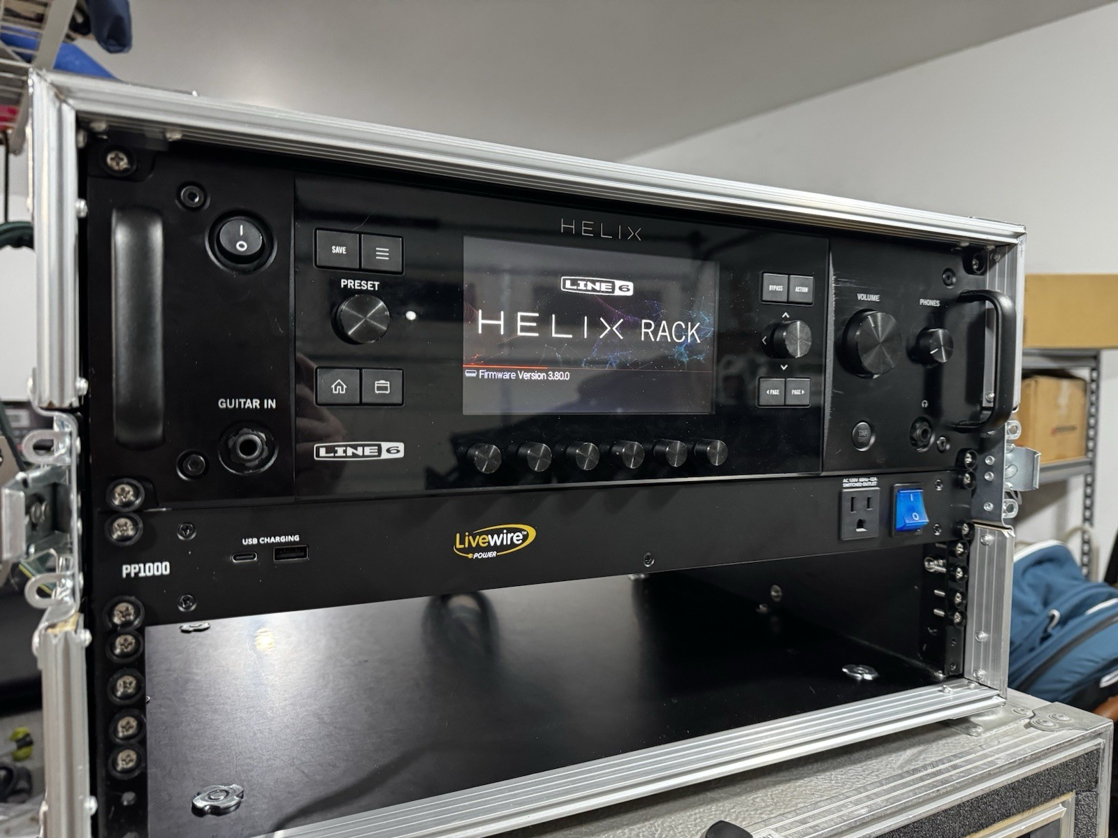 Line 6 Helix Rack Electric Guitar Modeler.