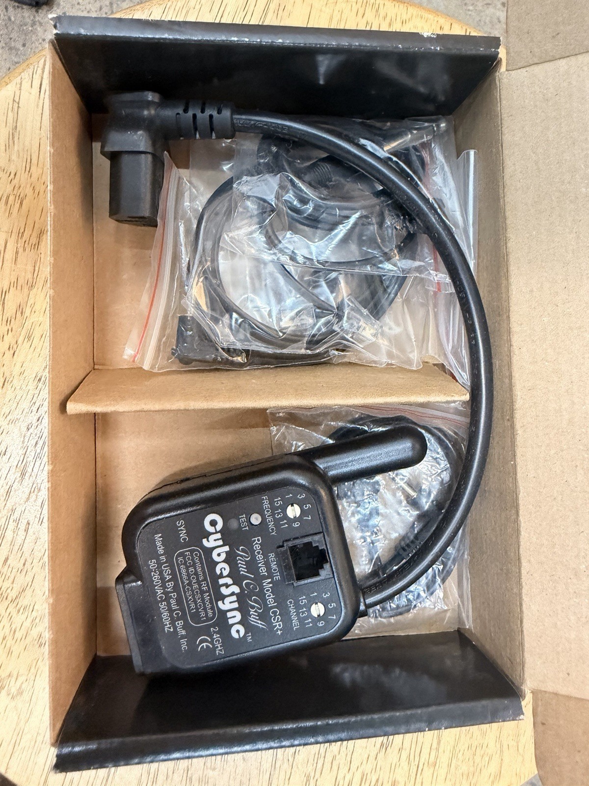 Paul C. Buff CyberSync CSR+ Wireless Flash Receiver in excellent condition.