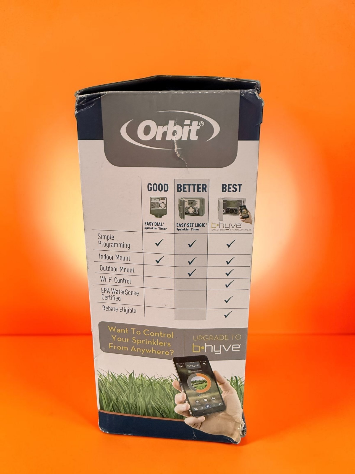 Orbit 57896 6 Station Easy-Set Logic Sprinkler Controller Timer OPEN BOX NEW