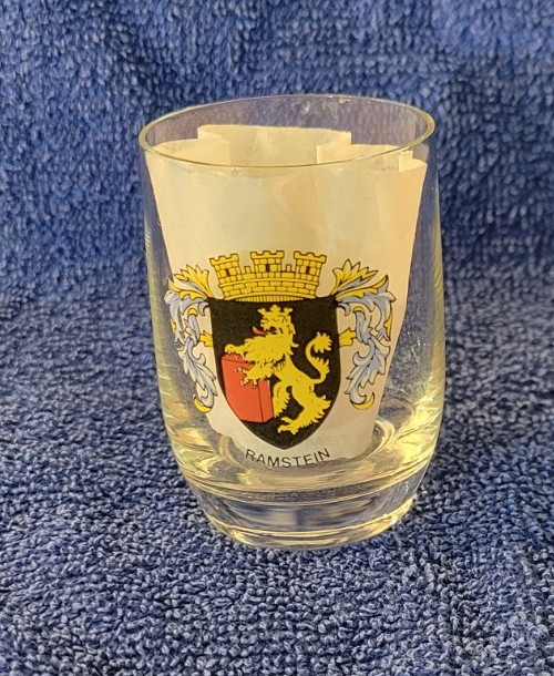 Ramstein Novelty Shot Glass VG-EX