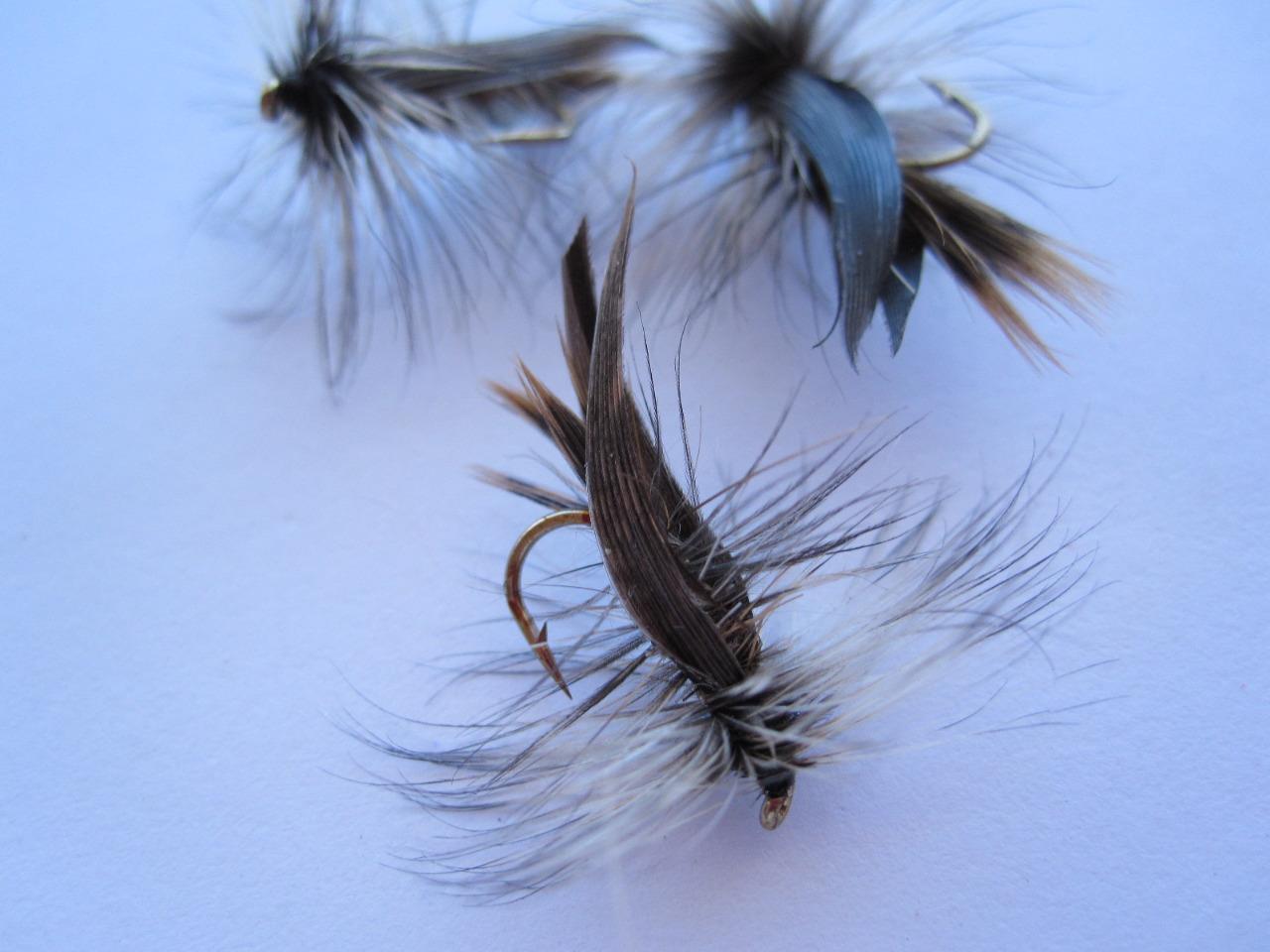 1 DZ D18-3 HEMINGWAY CADDIS (GOLD RIBBED) (SIZES AVAILABLE), DRY FLIES