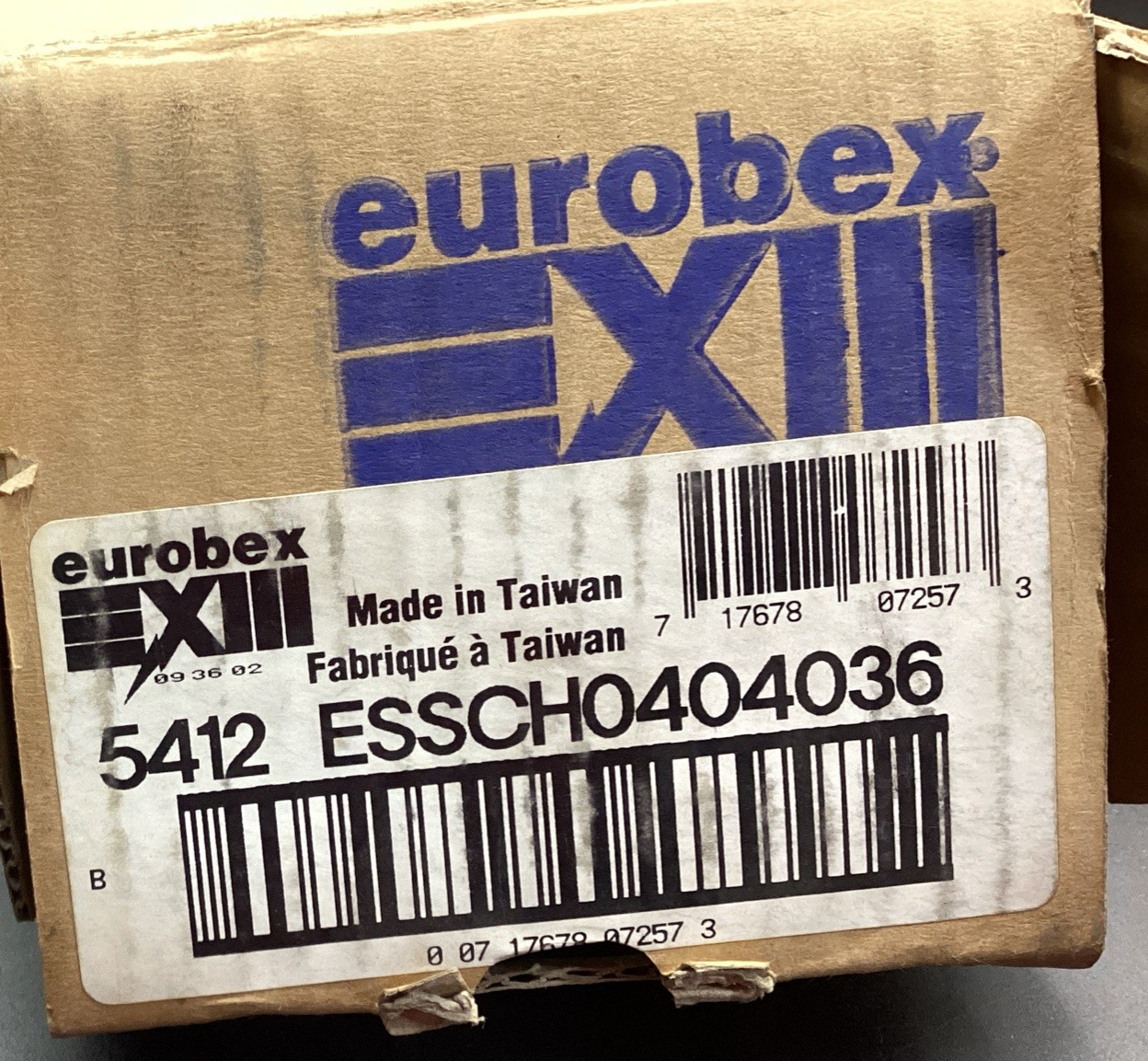 5412-ESSCH0404036  EUROBEX Stainless Steel 316 Enclosure  (New 0pen Box)