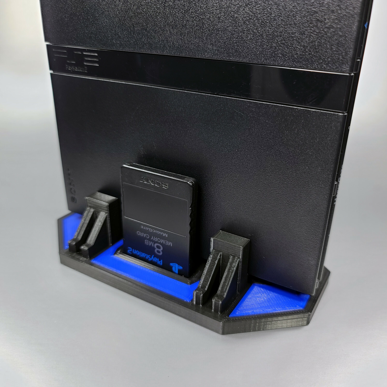 Custom Vertical Stand for PS2 Slim Consoles 3D Printed PlayStation 2 Multi Color