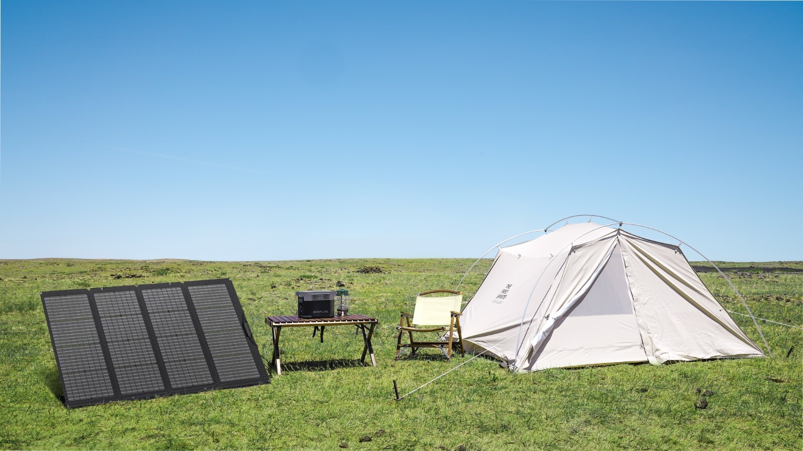 EcoFlow 110W Portable Solar Panel Foldable with Carry Case Very Good Refurbished