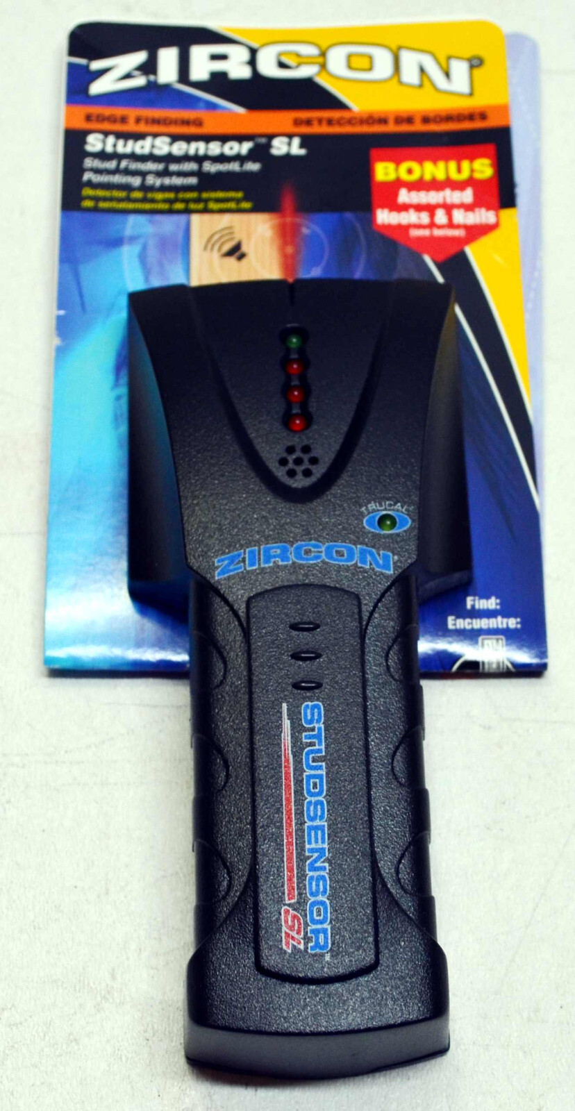 Zircon StudSensor SL - Stud Finder with SpotLite Pointing System - Edge Finding