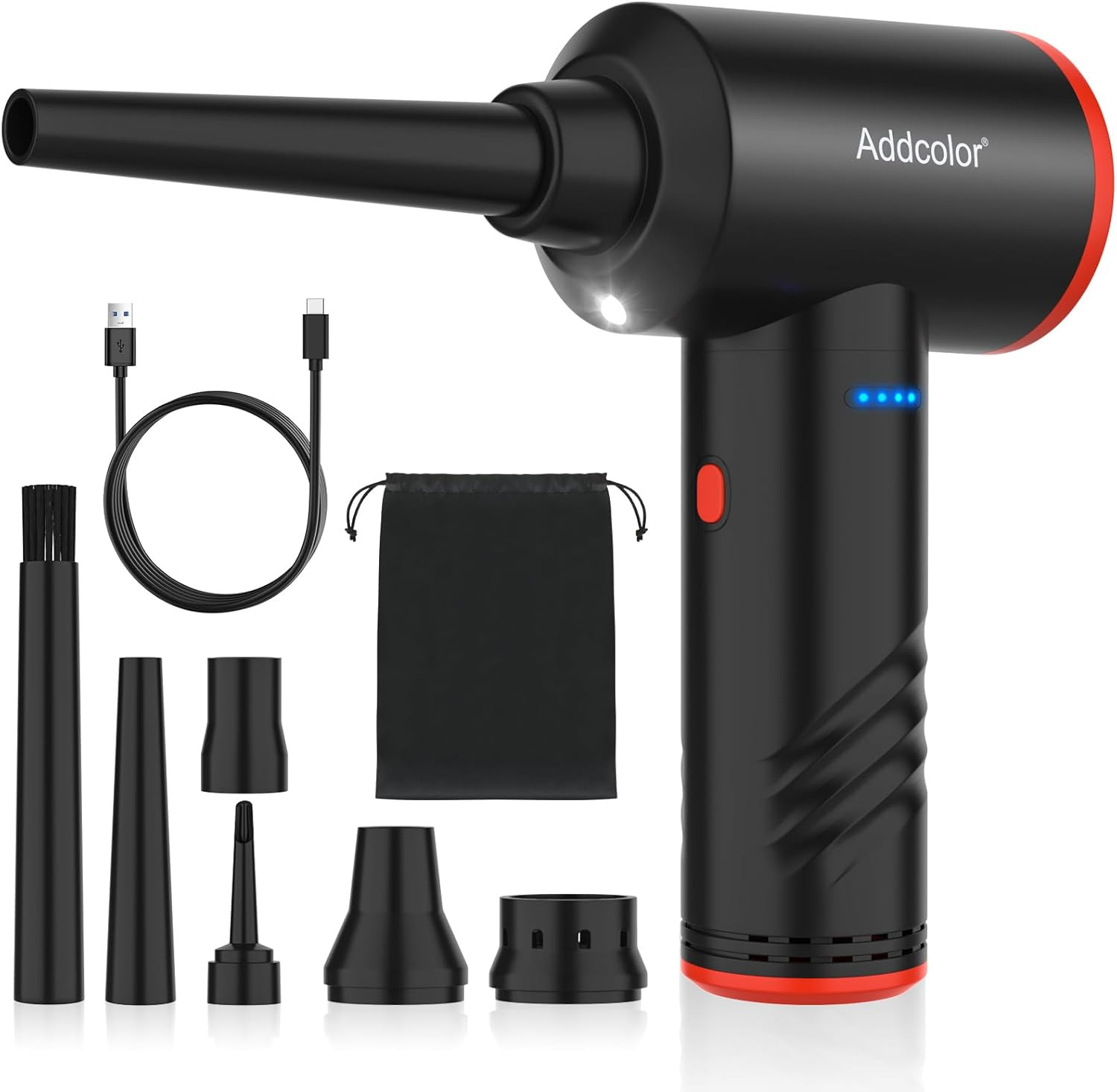 Soplador de Aire Electrico para Tecnicos Limiador Potente Inalambrico con LuzLED