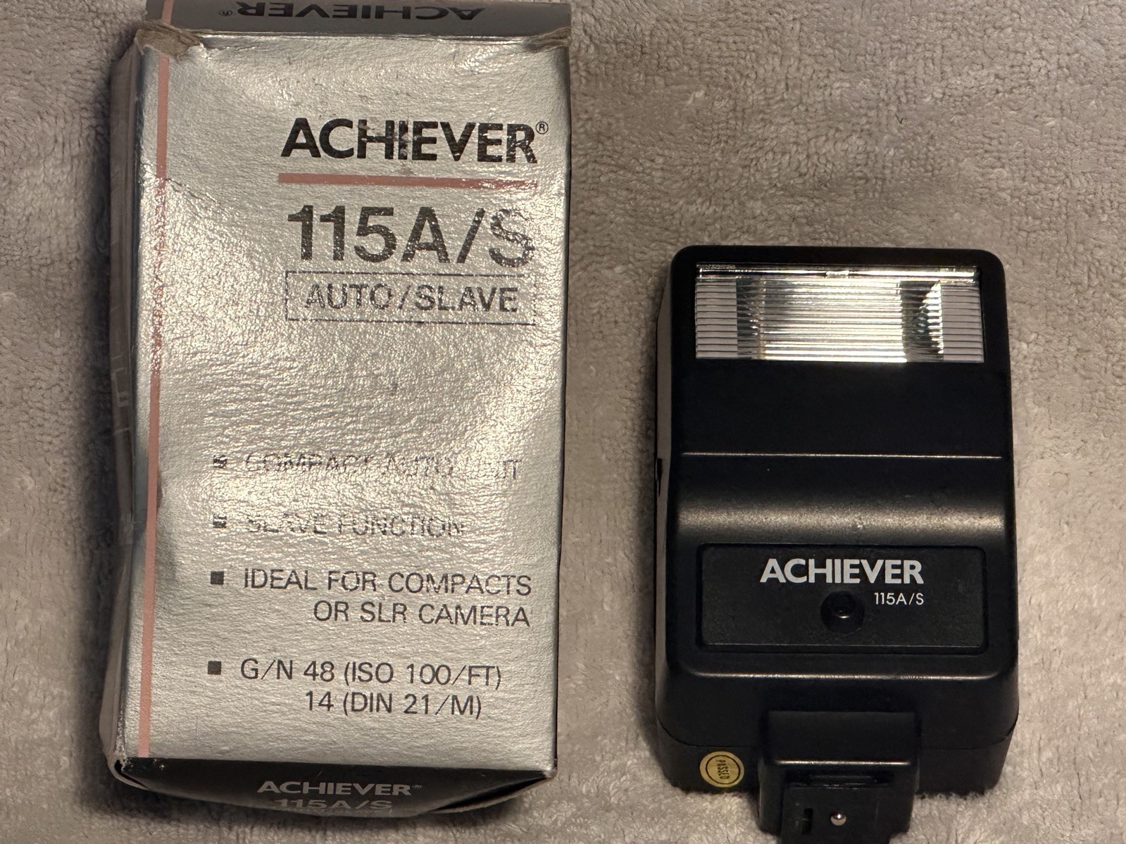 Achiever 115A Flash Unit For Compact & SLR Cameras Excellent Condition