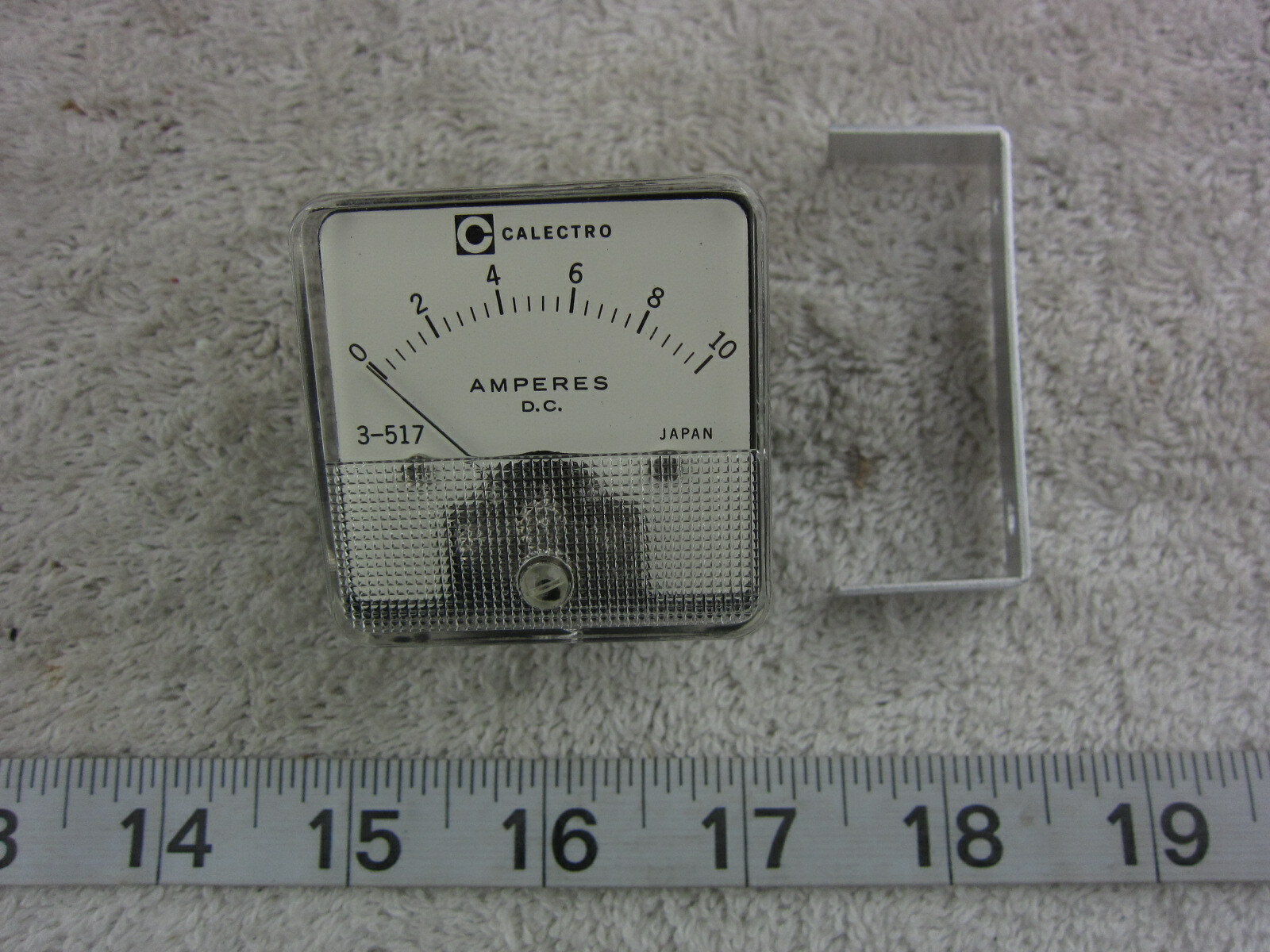 Shurite 8504 1⅞"x1⅞" Face 0-10 Amp AC Panel Meter, New