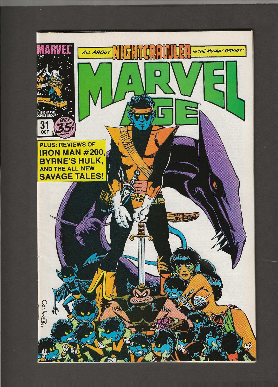 Marvel Age #31 (Thundercats Preview) Very Fine/Near Mint (9.0)
