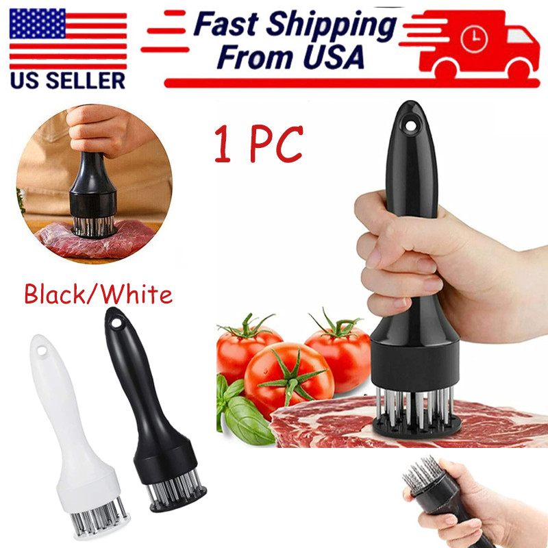 Meat Tenderizer Tools With 21 Ultra Sharp Stainless Steel Needle Dishwasher Safe