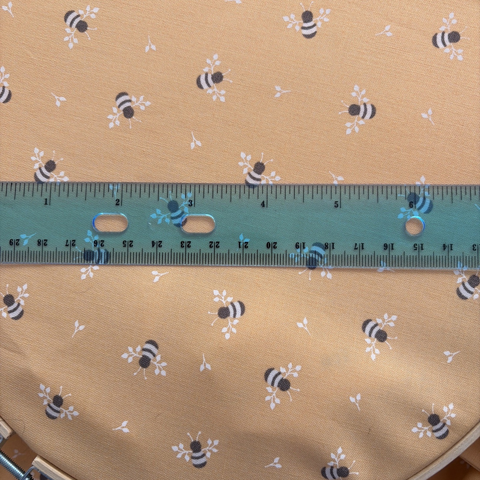 COREY YODER SPRINGBROOK MODA FABRIC #29112 YELLOW/BEES NO MATTER HOW LONG THE...