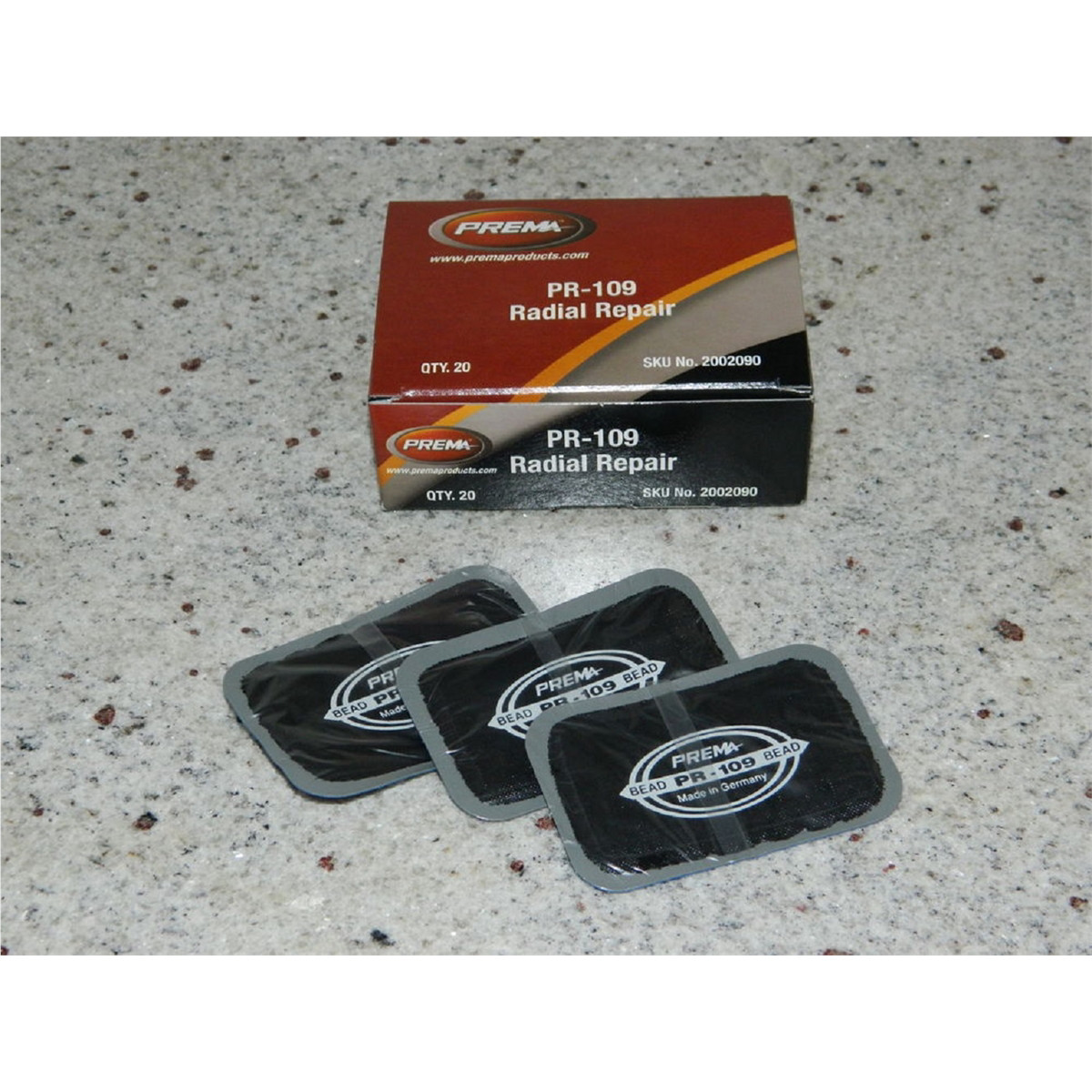 PREMA Radial Repair Patch 3" L x 2" W (77mm x 50mm) 1 Ply 20 Count
