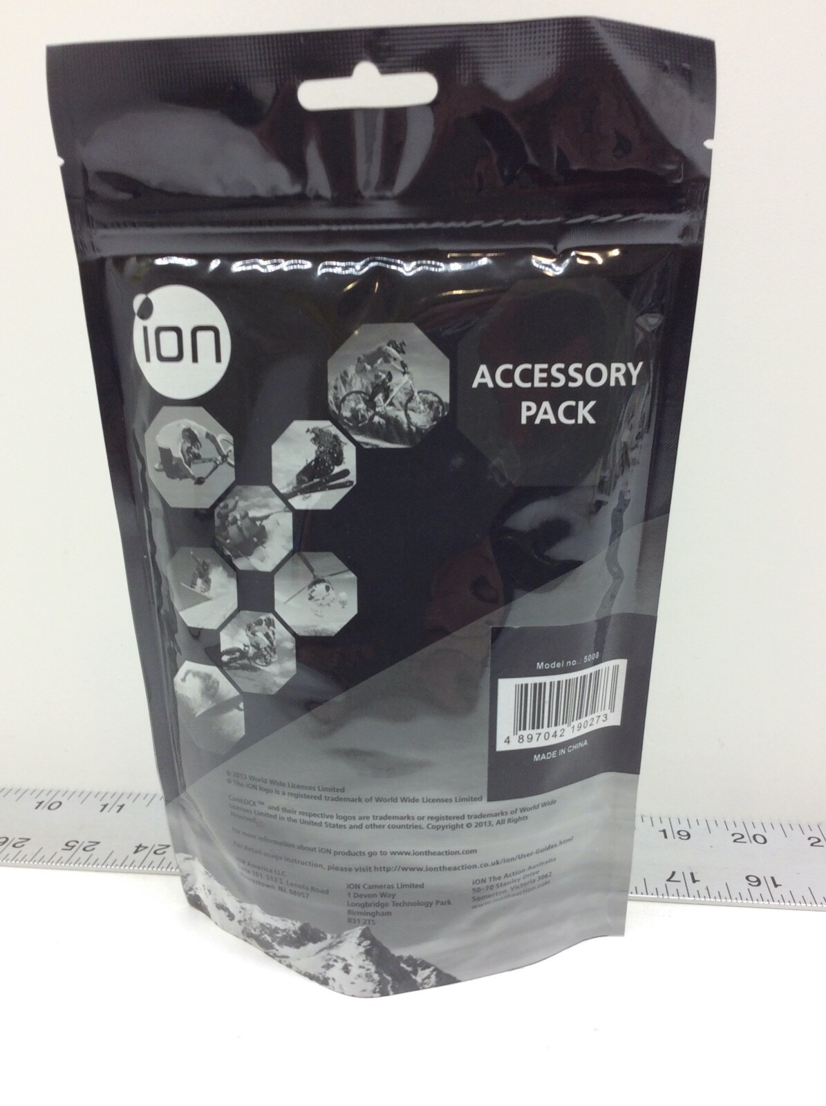 Ion 5008 Adhesive Accessory Helmet 3 Pack
