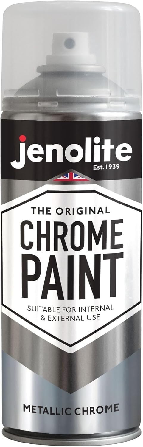 Chrome Spray Paint - Smooth Finish for Metal, Plastic & More - Multi-Surface, 3x