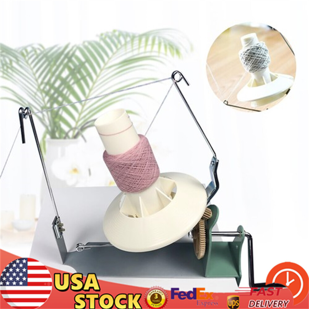 Yarn Ball Winder Jumbo Nylon Large Capacity Yarn Winder Hand Operated Metal Yarn