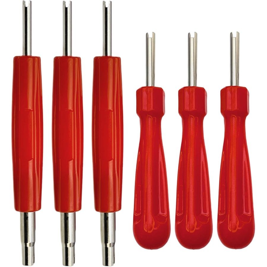 6Pcs HVAC Valve Core Removal Tool - Dual Single and Double Heads Valve Core Remo