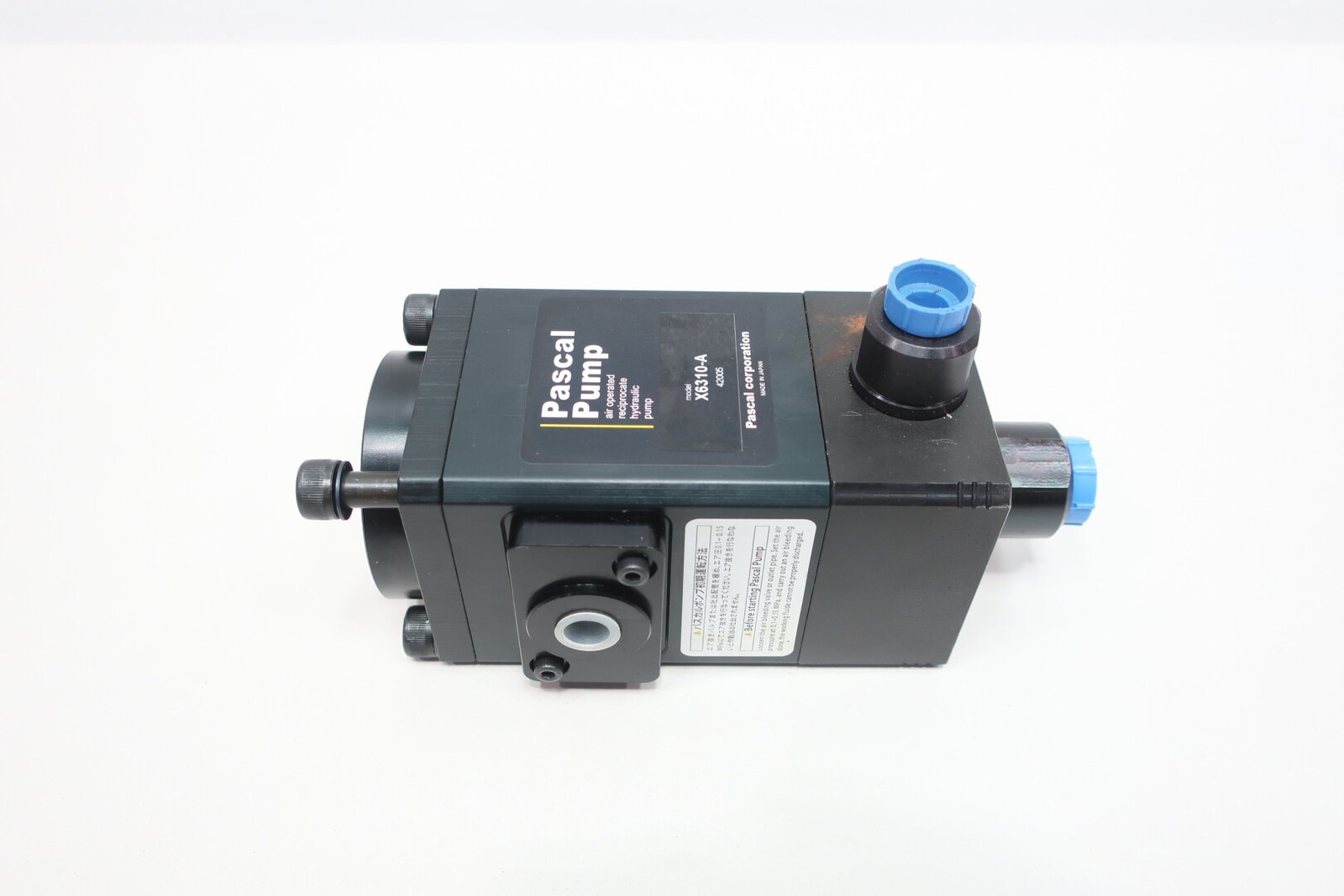 Pascal X6310-A Air Operated Reciprocate Hydraulic Pump