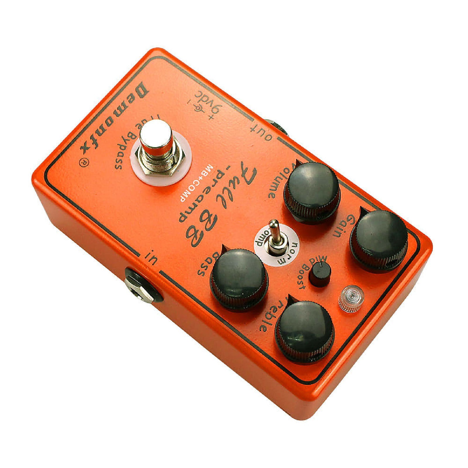 Demonfx FULL BB Preamp and Compressor Double Trouble Guitar Effect Pedal