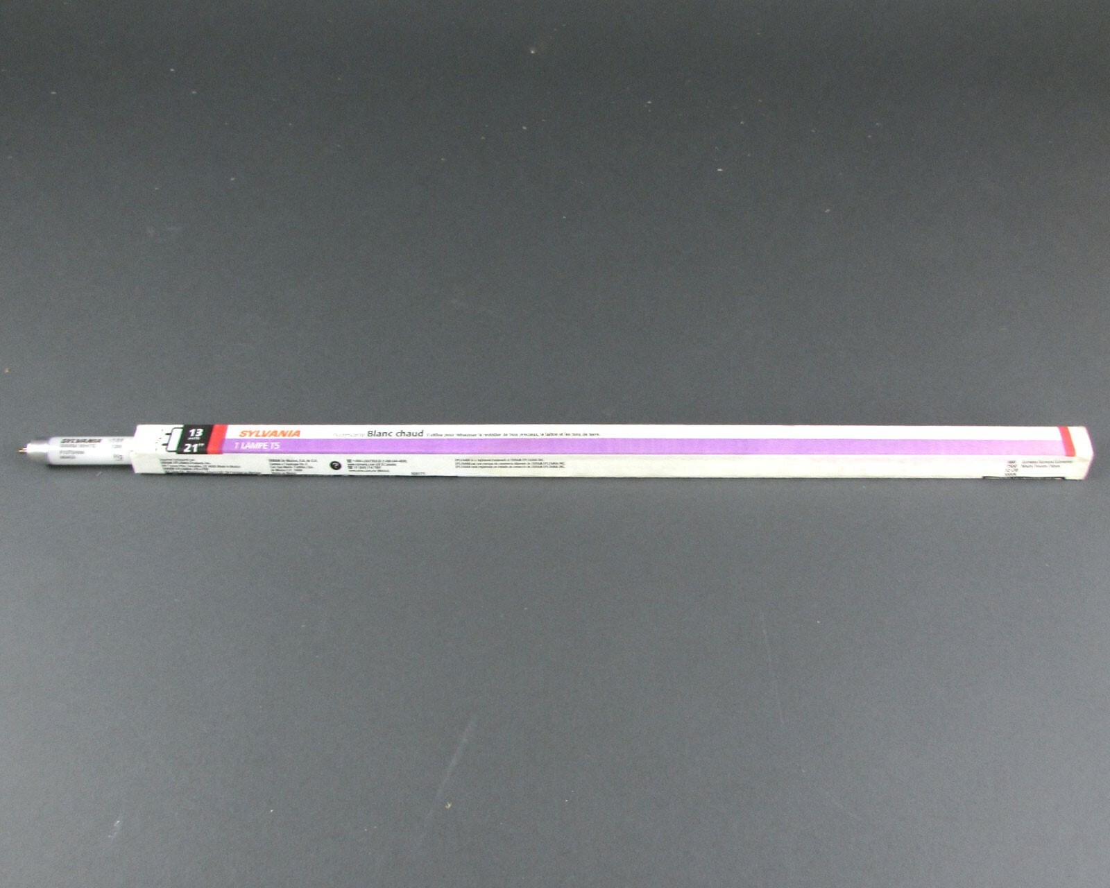 Sylvania / Osram F13T5/WW Fluorescent Bulb, 2 Pin, Hg,13W, 5/8" x 21"