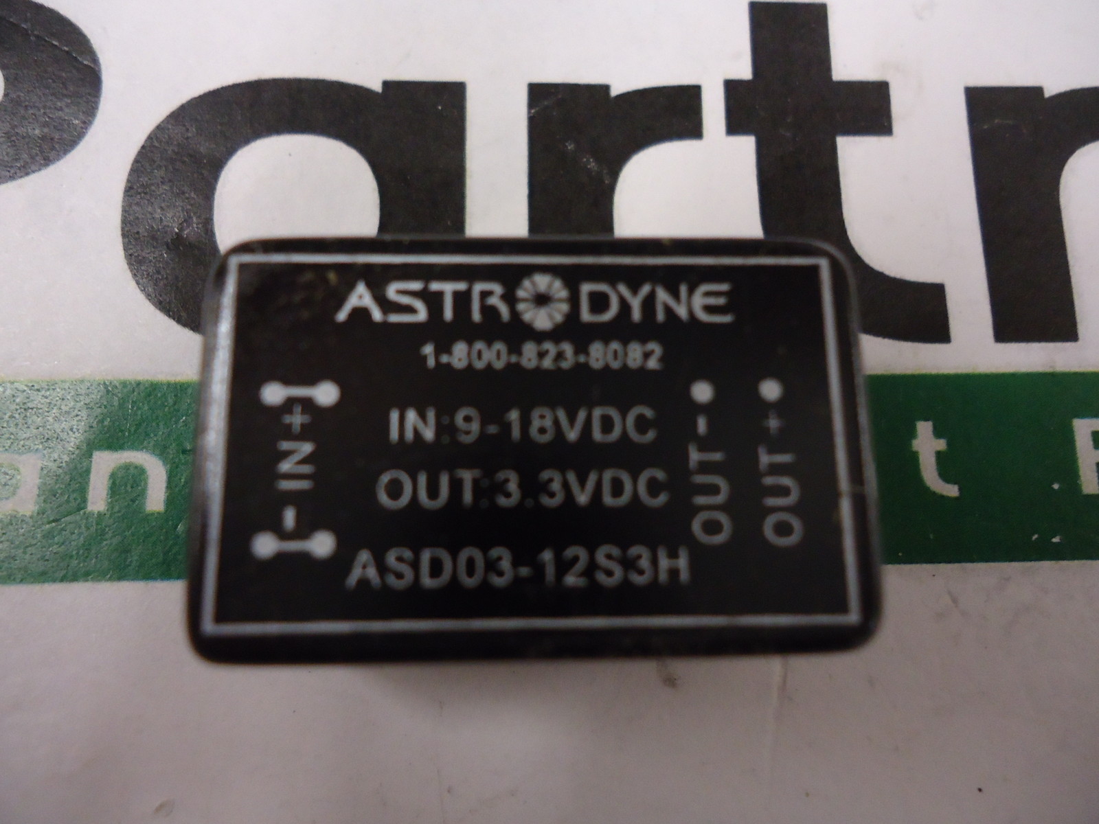 ASD03-12S3H Astrodyne 3 Watt DC/DC Converter Brand New!