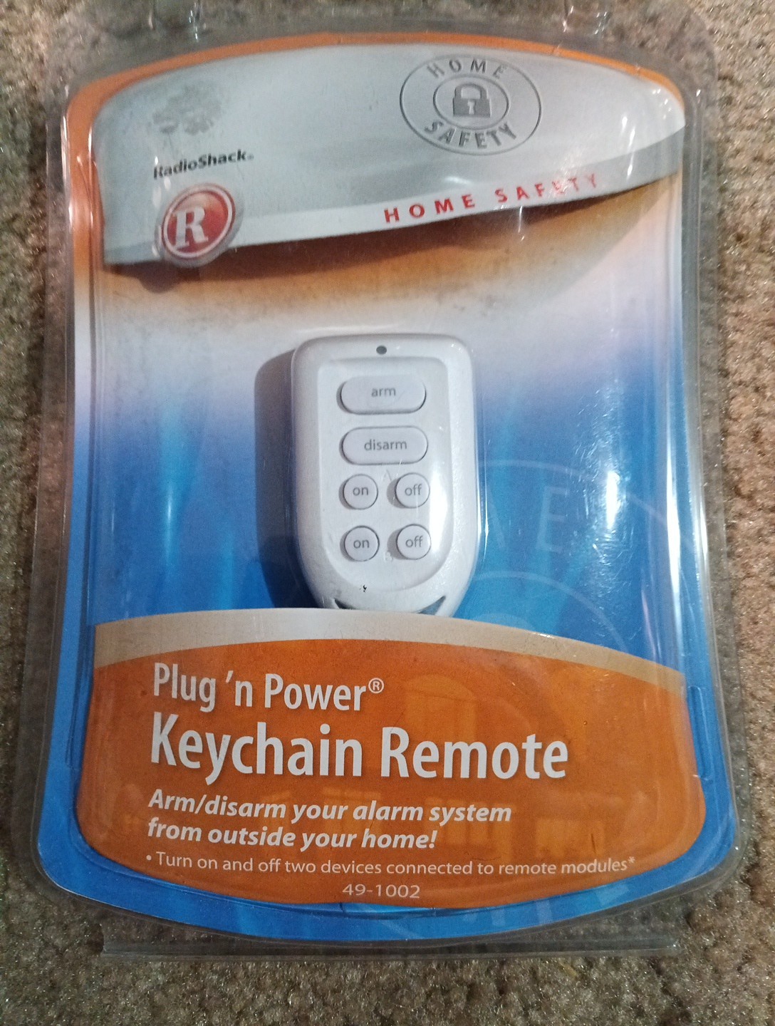 Radio ShackHome Safety Plug n Power Keychain Remote 49-1002 New In Box