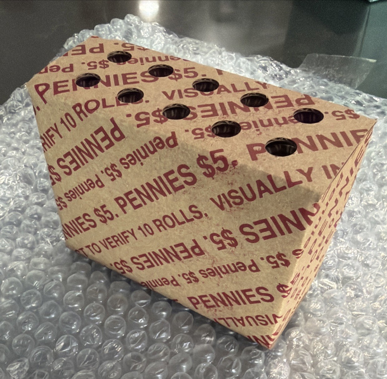 10 Roll set of Mint 2025 Pennies - 5 Denver and 5 Philadelphia - Free Shipping