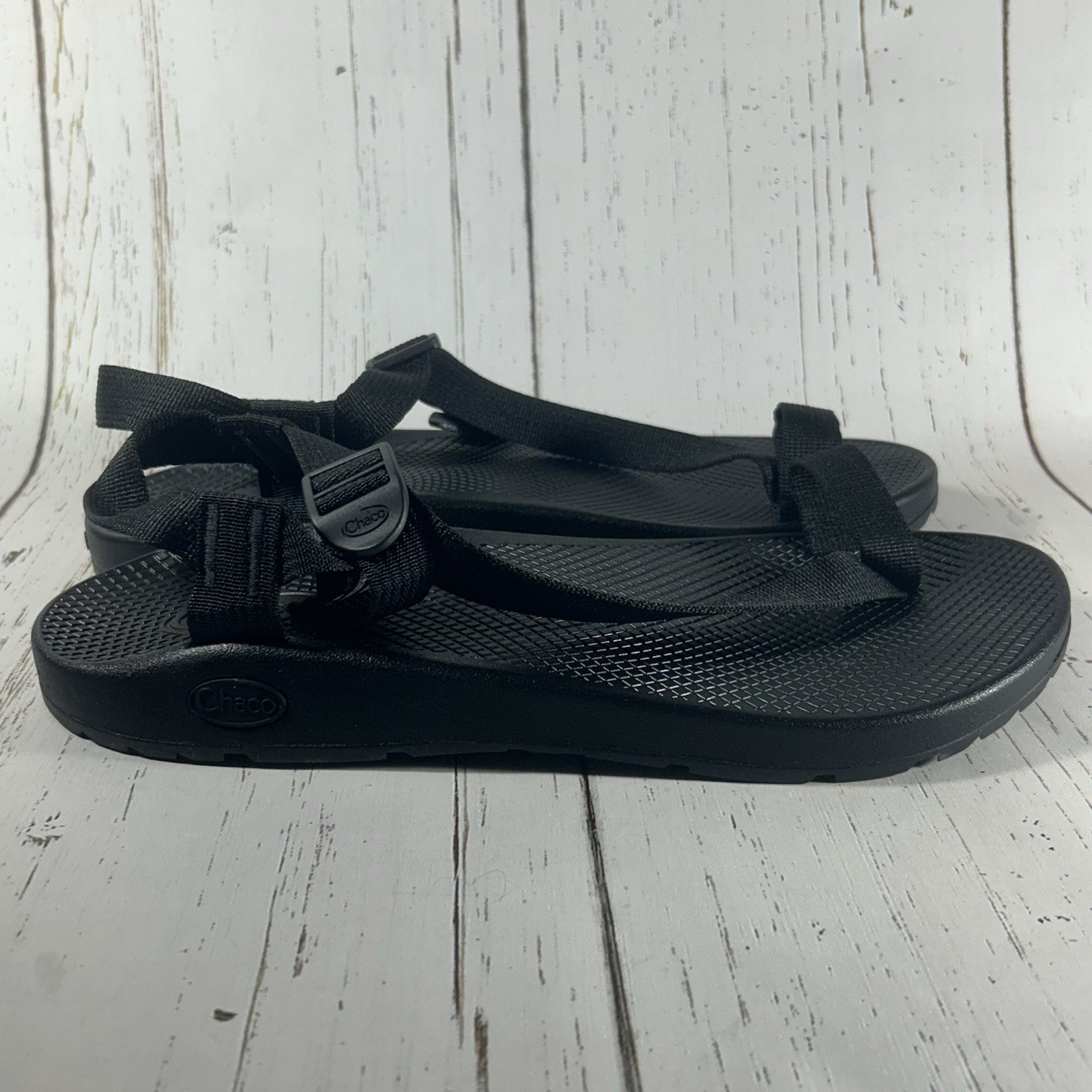 Chaco Bodhi Men’s Adjustable Strap Sandals Slides Black Size 10