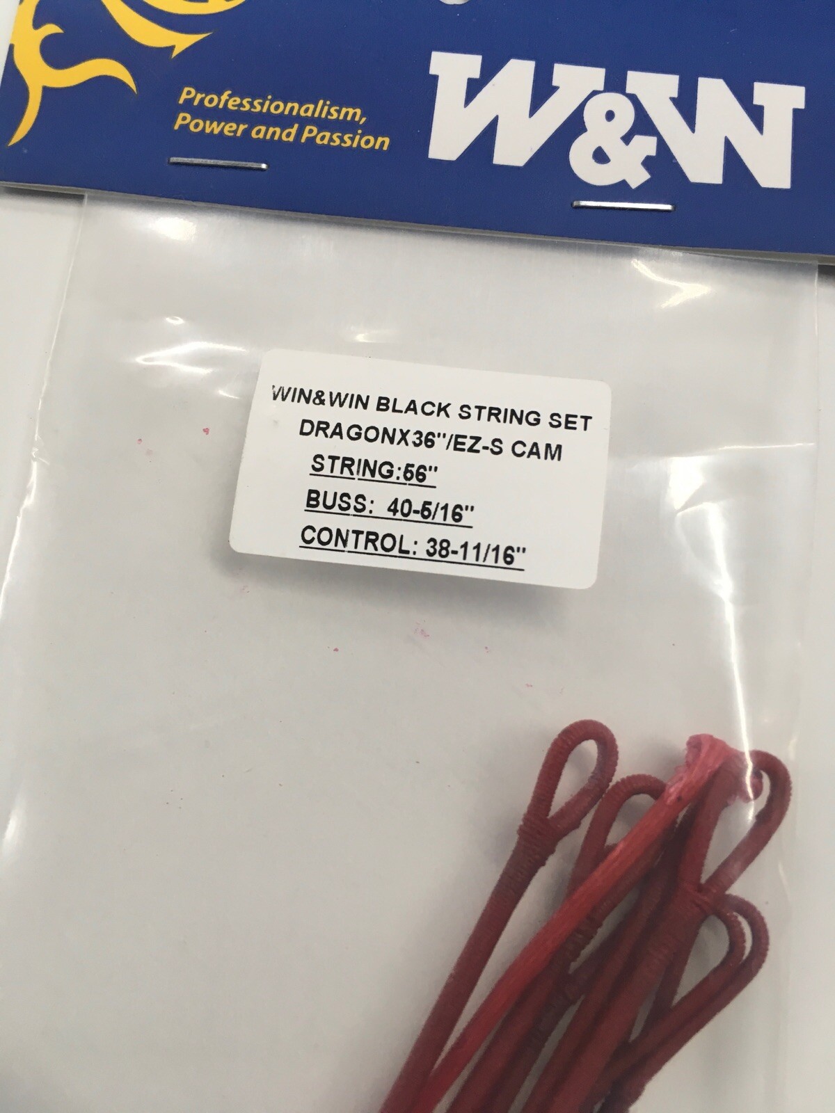 New Win And Win String/Cables For Dragon X. Red - Lot RN