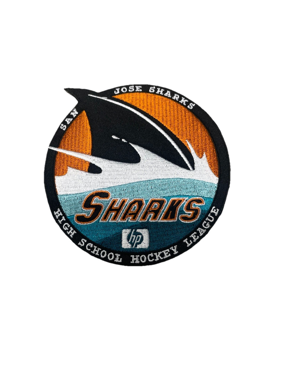 San Jose Sharks High School Hockey League Embroidered Patch 4.5”