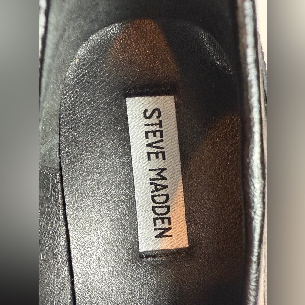 Steve Madden Mistor Loafer Black Leather