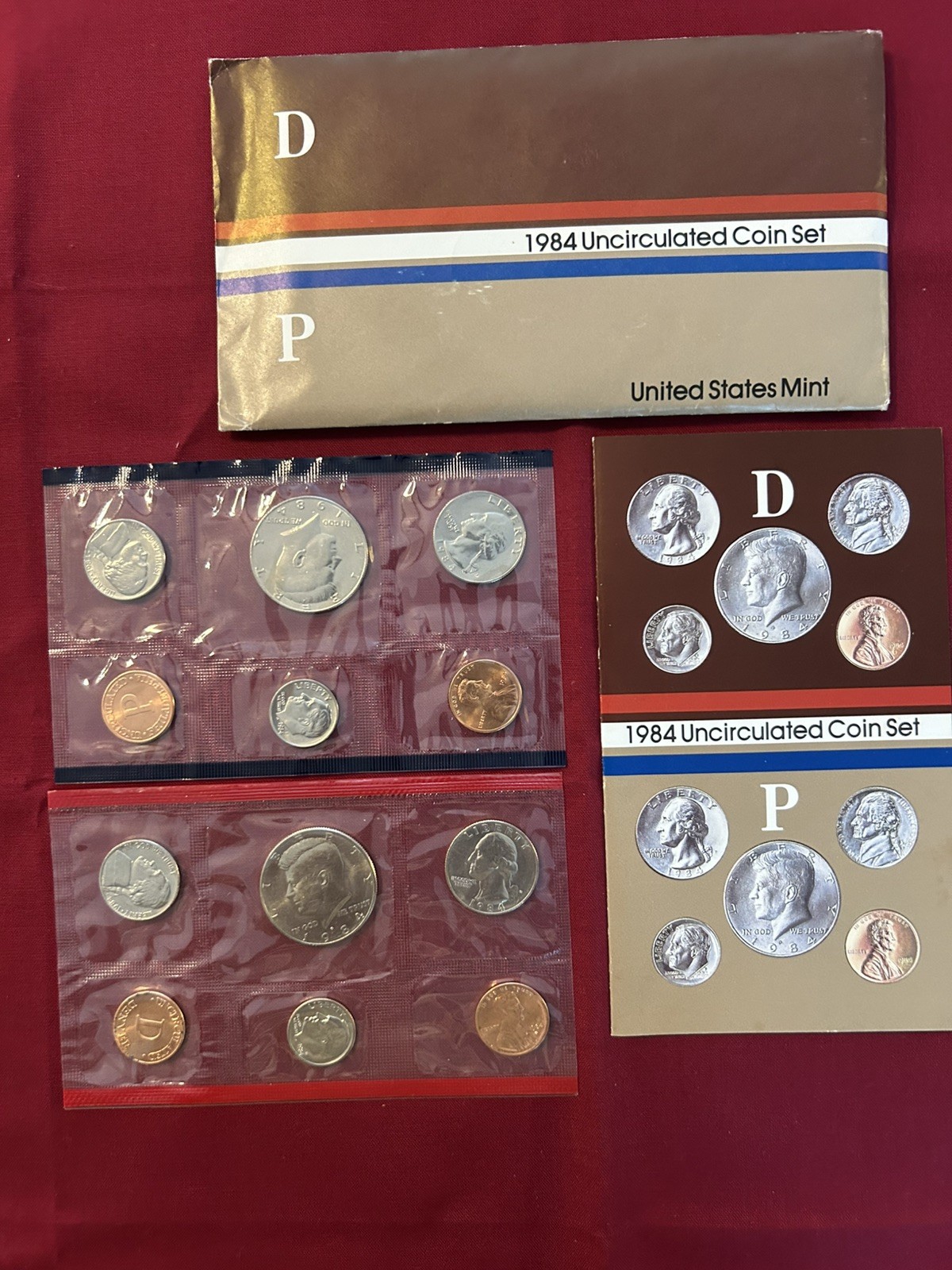 1984 Uncirculated Coin Set U.S Mint Original Government Packaging OGP