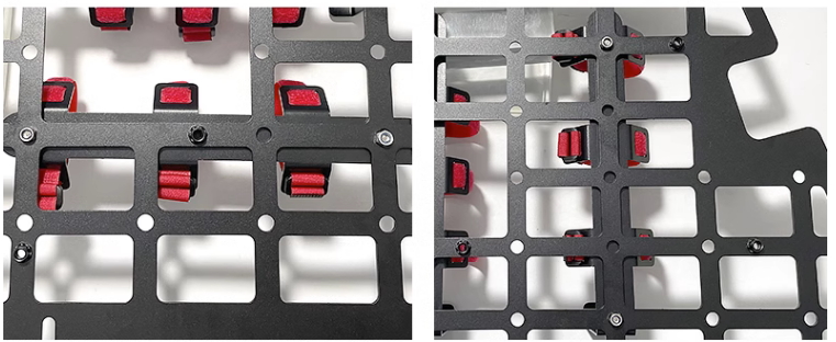 Car Storage Molle Panel Trunk Shelf Fire Extinguisher Holder Fixed Frame-L