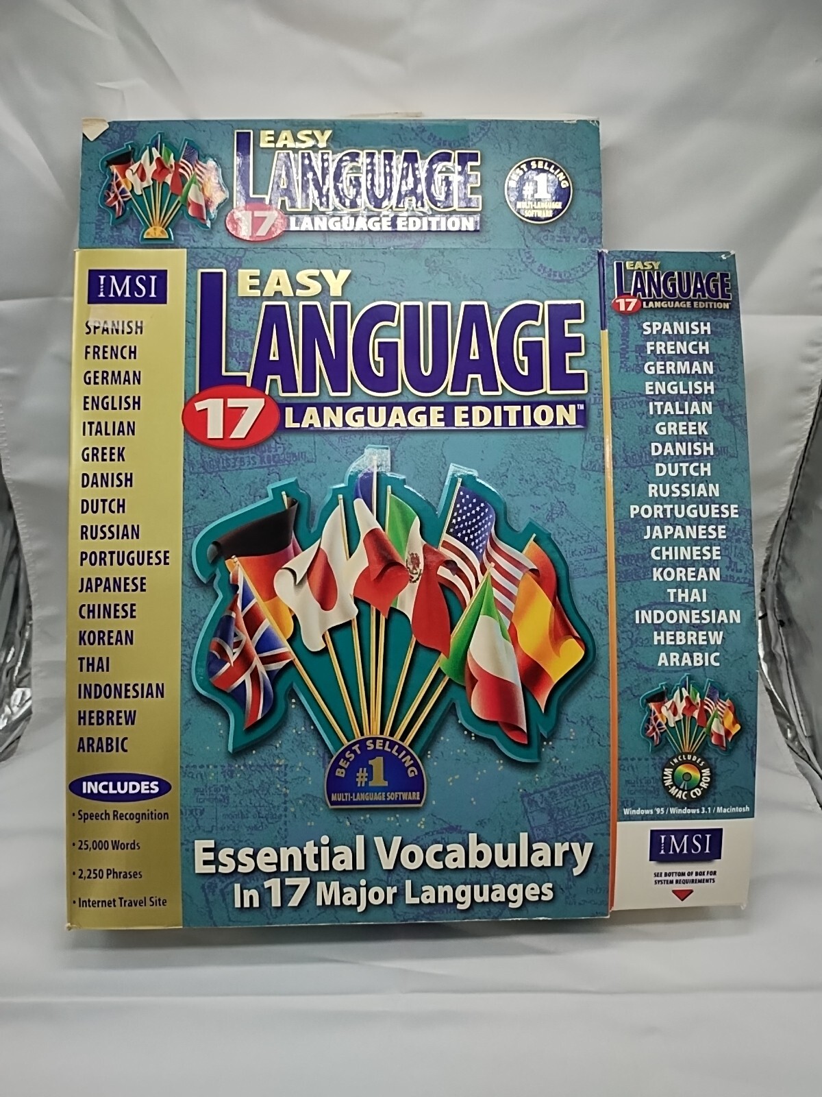 *Empty Box* Easy Language 17 Language Edition PC Learning Game Box Only