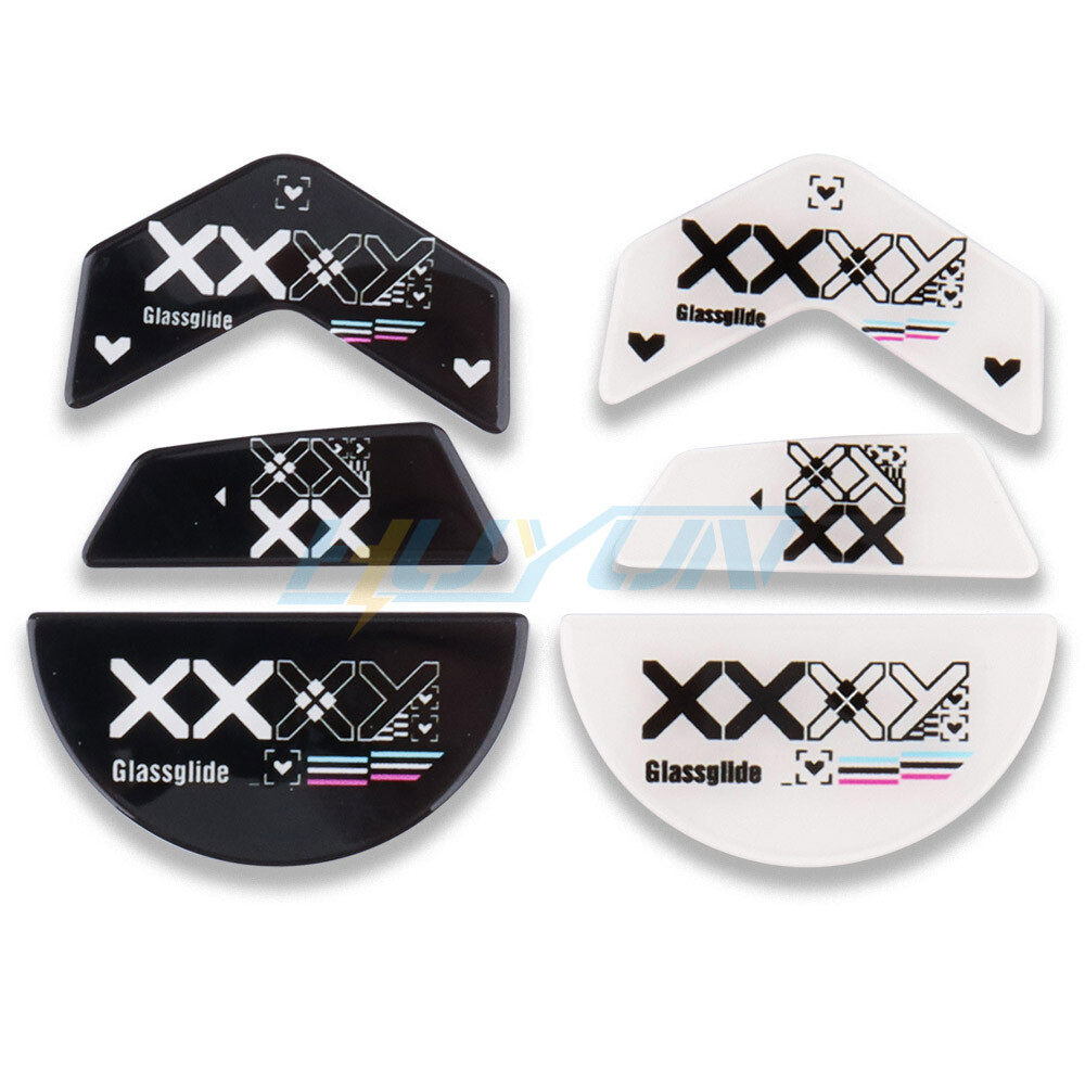 Tempered Glass Mouse Feet Skates Stickers For Logitech G502X Wired Gaming Mouse