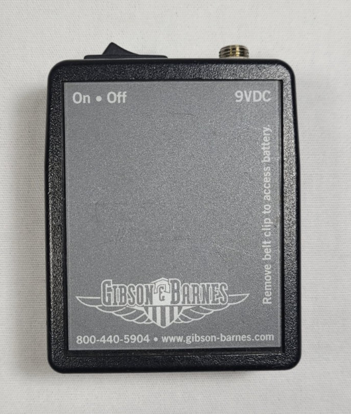 Gibson & Barnes ANR Battery Box Aviation Active Noise Reduction - Working