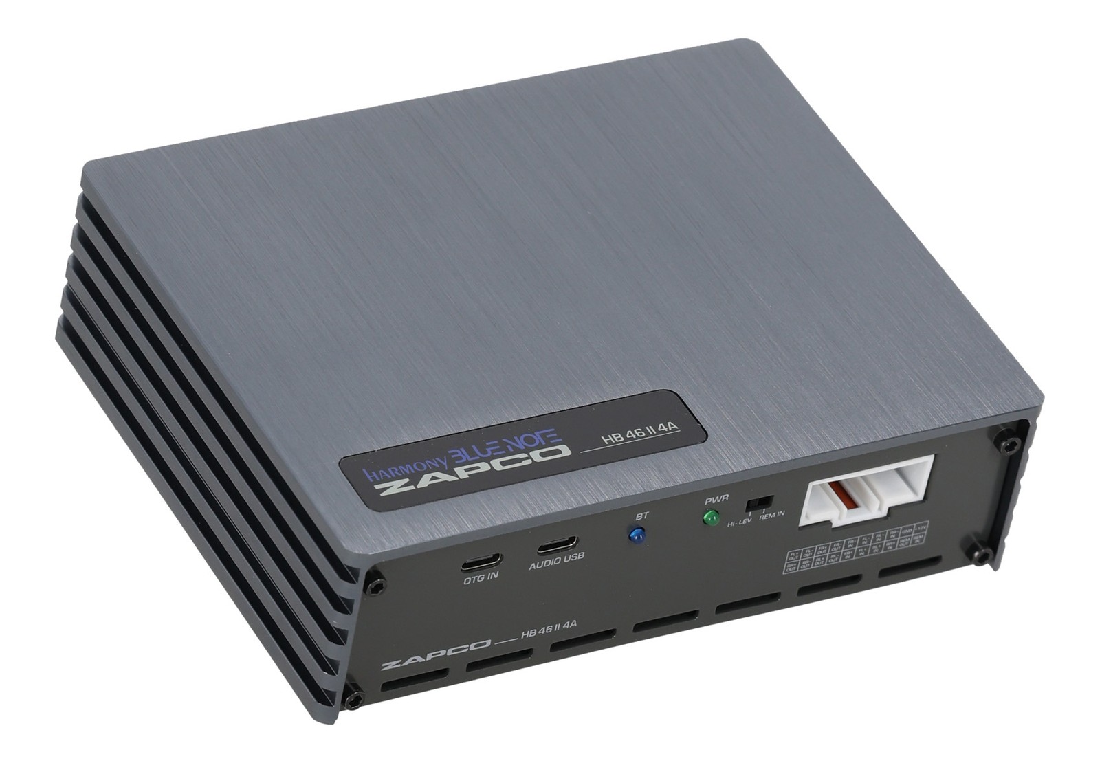 Zapco HB 46 II 4A 6-Channel DSP/4-Ch. Class AB Amplifier+Bluetooth+Music Player