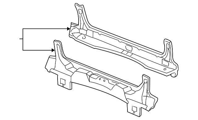 Genuine GM Rear End Panel Assembly 12481965