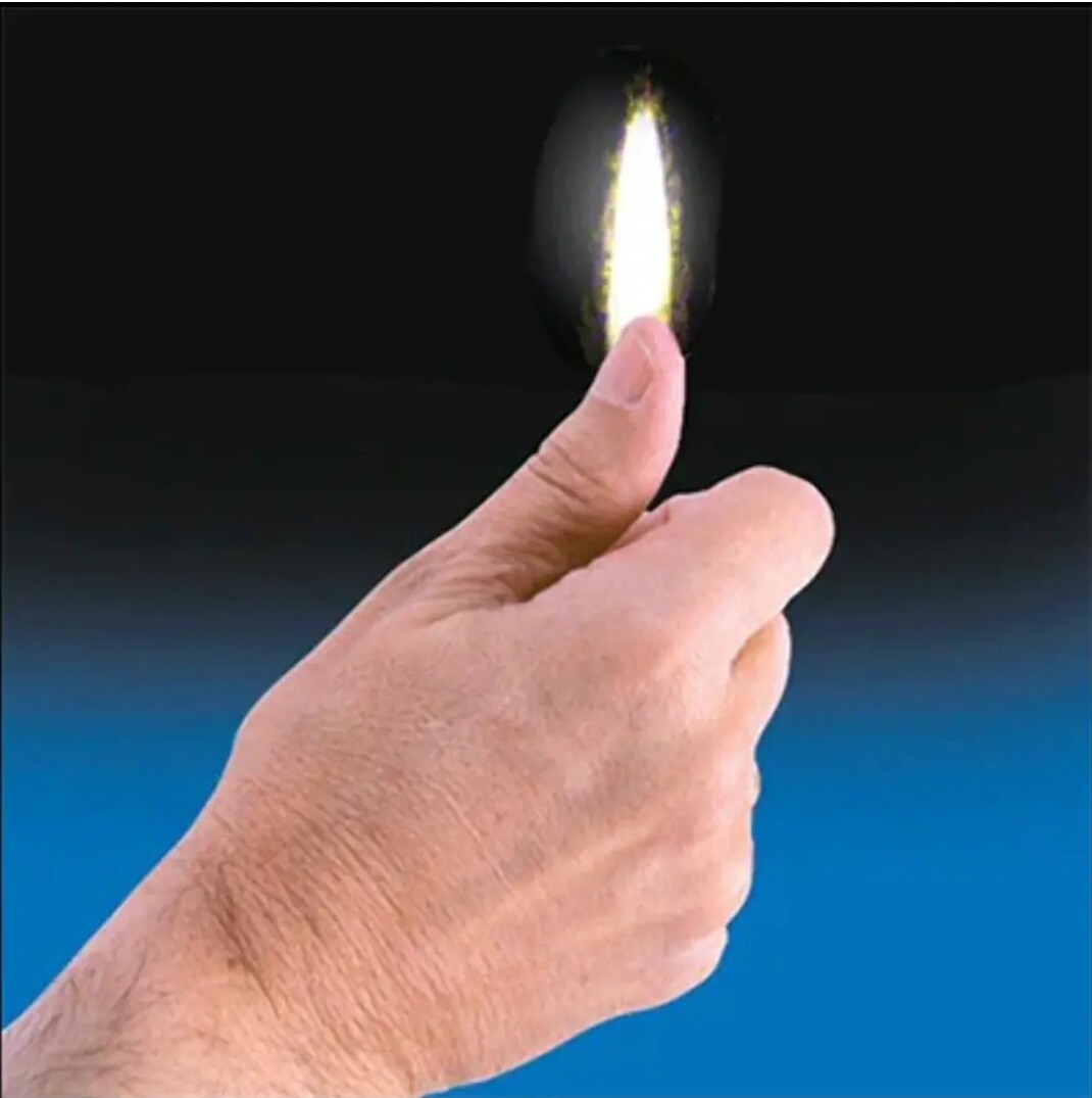 Magic Trick Moving Flame Illusion Rubber Thumb Magician's Prop T15