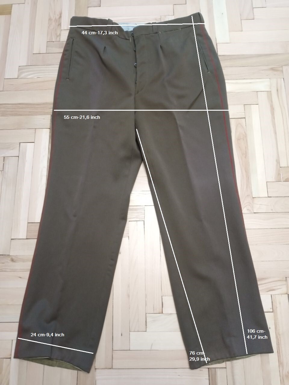Collectible Vintage  Military pants Colonels USSR
