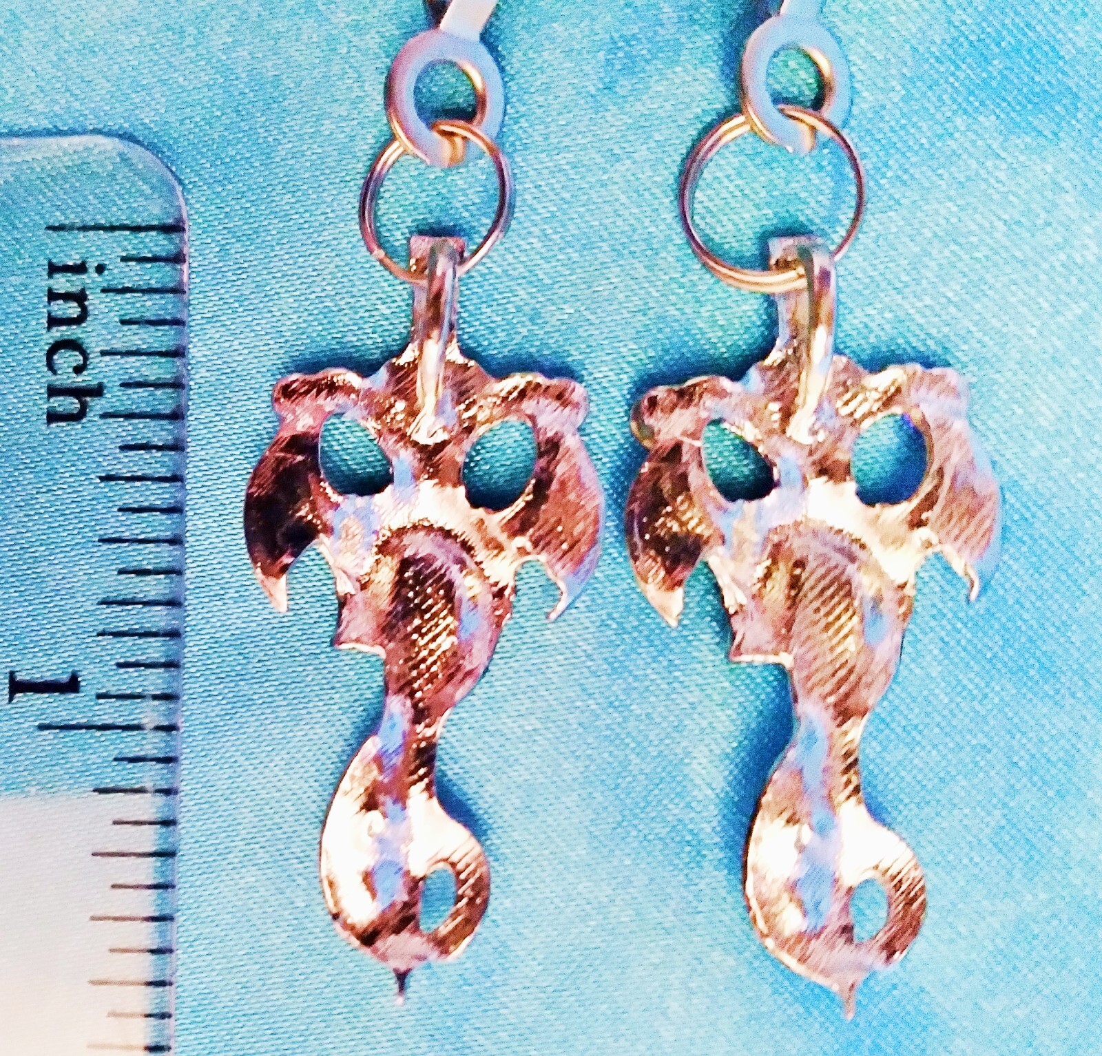Set of Two ~ BLUE DRAGON SWORD ~ Metal Ceiling Fan Pulls