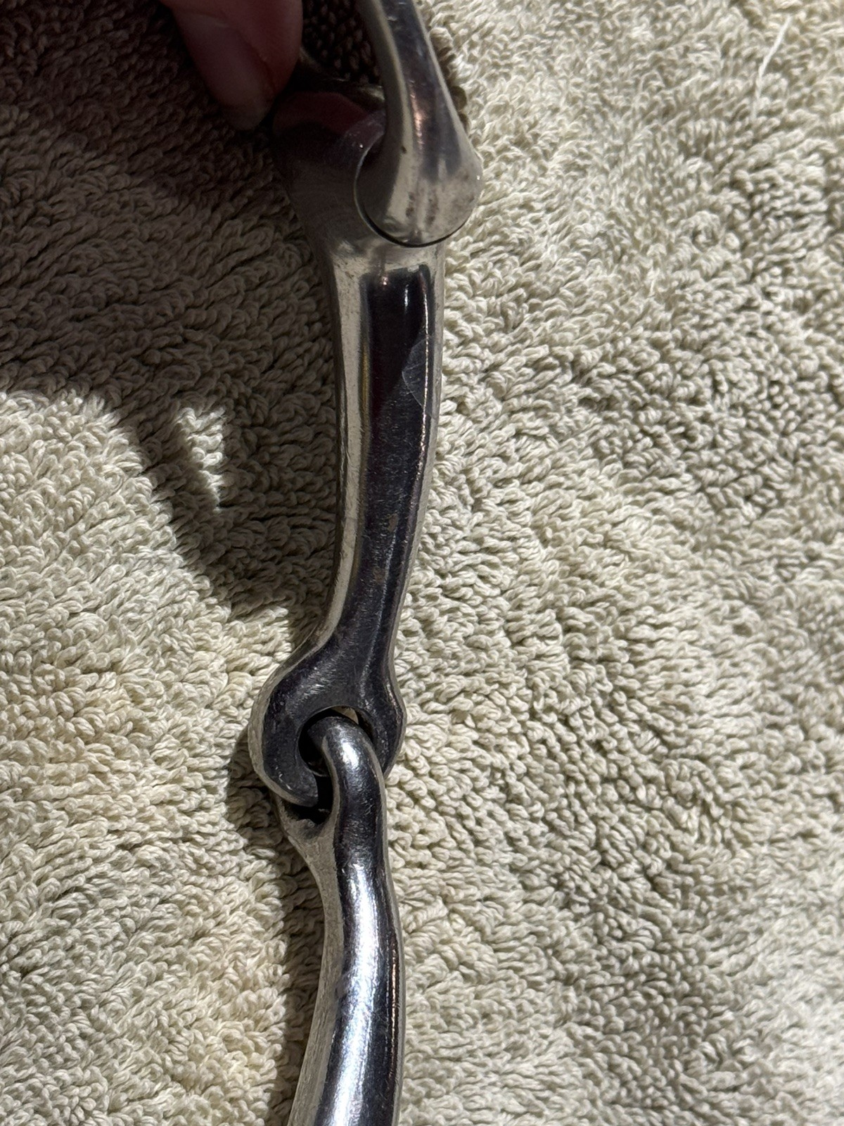 Korsteel Stainless Steel Jointed Eggbutt Snaffle