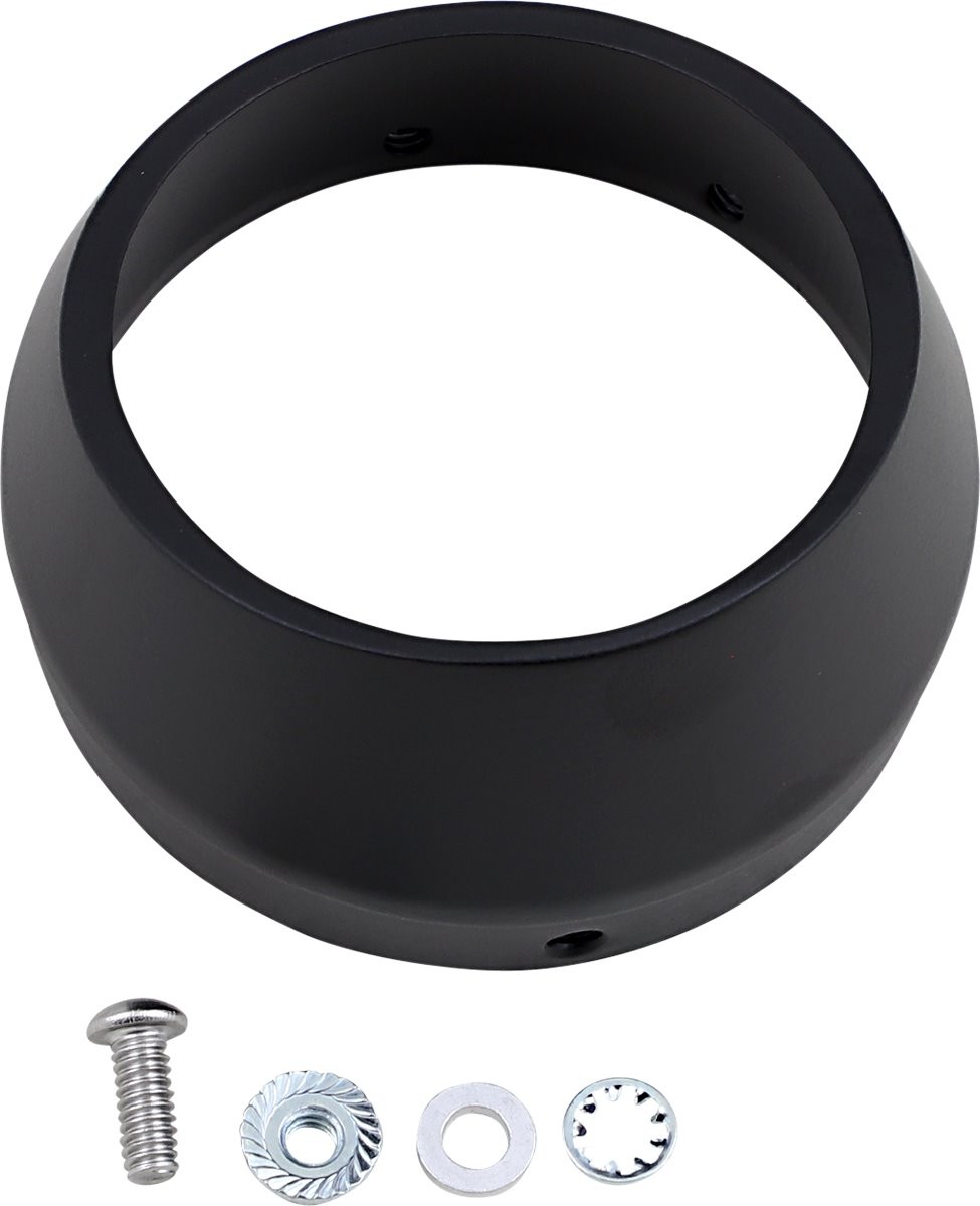 Bassani B1-Syle Slash-Cut Quick-Change Black End Cap (BESM1B)