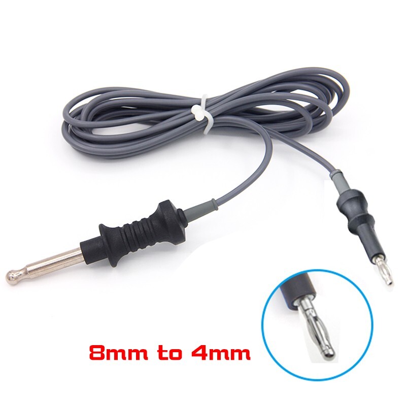 HIGH Frequency Cord Endoscopy Monopolar Cable ø8mm-Banana4.0 for STORZ/WOLF/ERBE