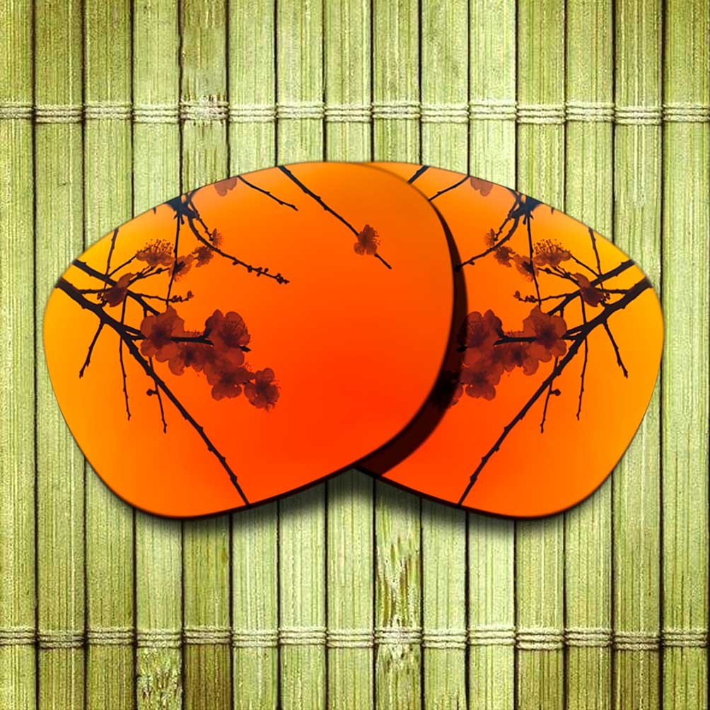 US Orange Red Replacement Lenses for-Oakley Ojector OO9018 Polarized