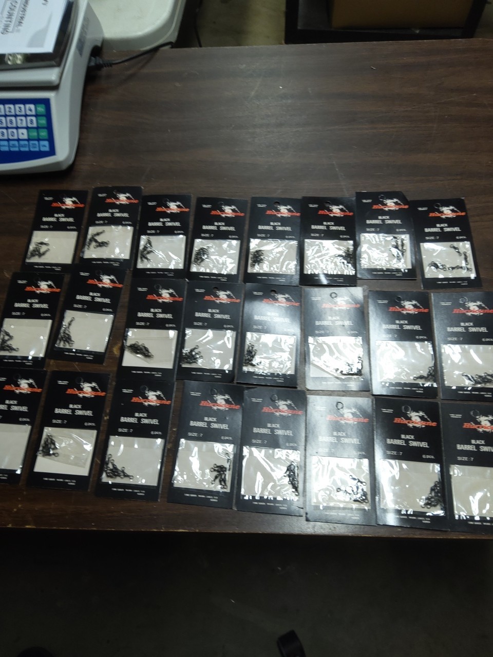 24 PKS #7 Barrel swivels 6 TO A PK new NEW FRE SHIPPING