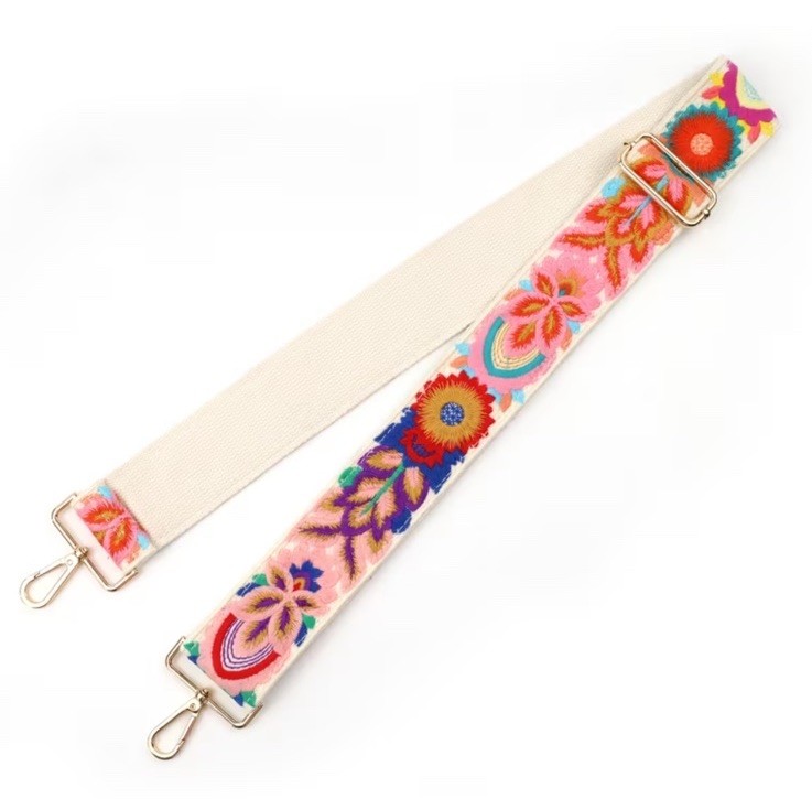 Guitar Strap Bohemian Embroidered Crossbody Shoulder Camera Handbag Replacement