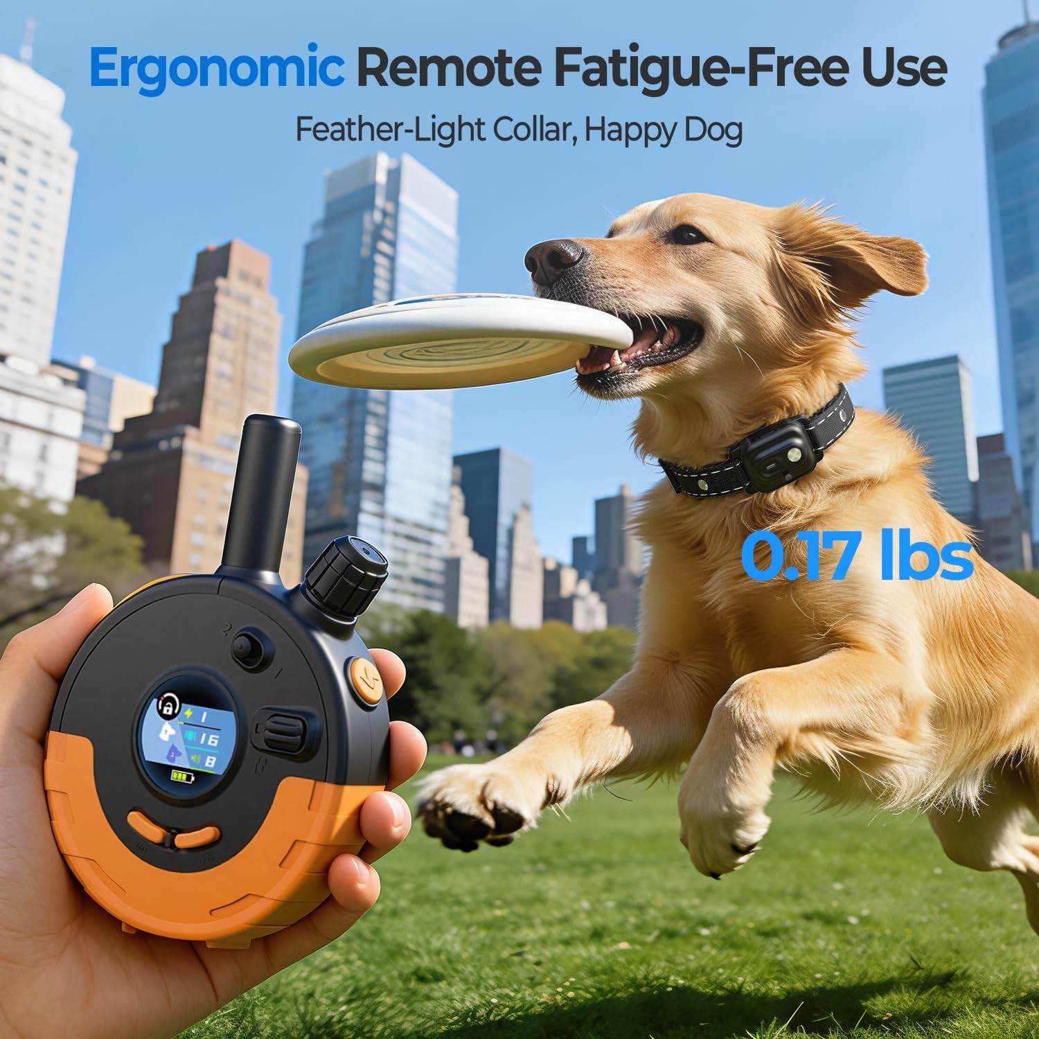RPZ Dog Shock Collar with Remote Control, Dog Training Collar, E Vibration Co...