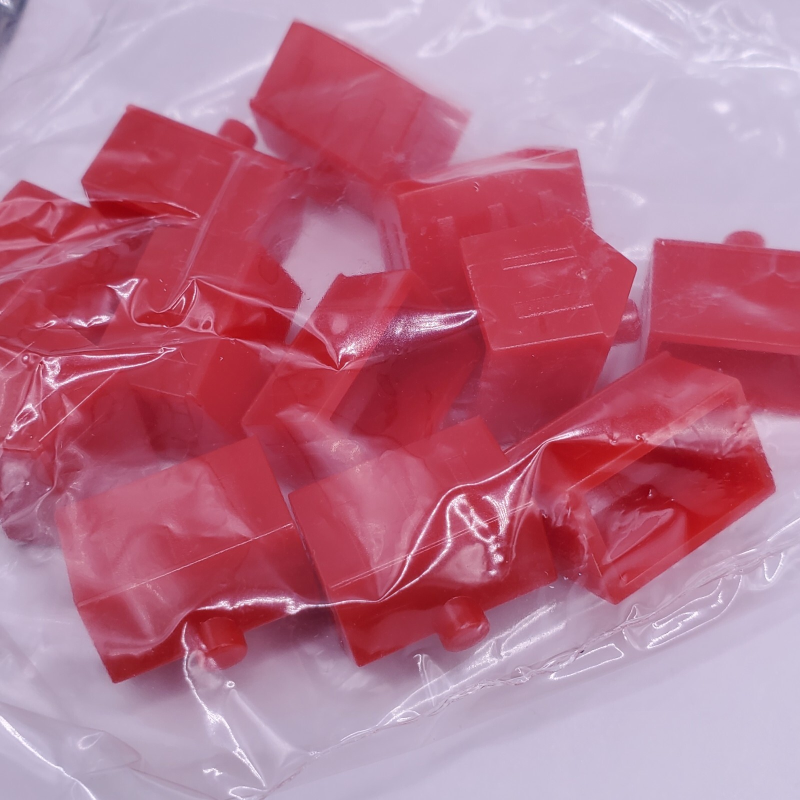 Monopoly Board Game Replacement Pieces Houses Red