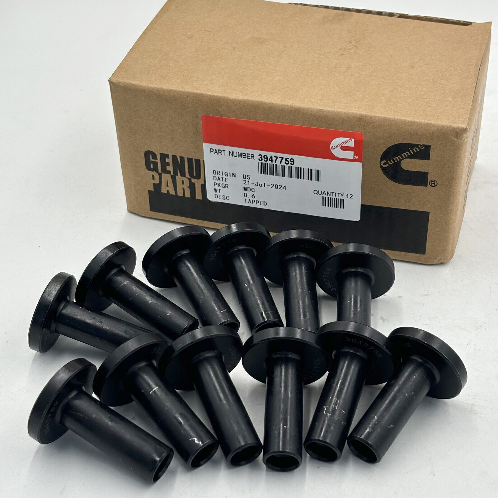 12Pcs Camshaft Tappets Lifters 1.5" For Dodge Cummins Ram 5.9L 6.7L 24V 3947759